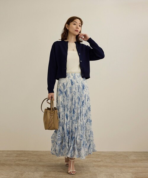 ROPE'(ロペ)の「【COFIL(コフィル)】シアーボートネックカットソー(カーディガン/ボレロ・レディース・ホワイト・F)」の15枚目の写真