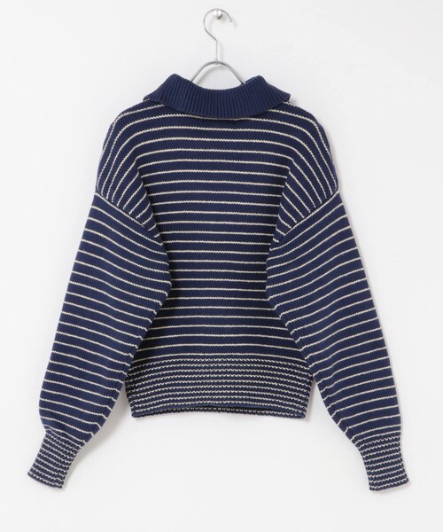 URBAN RESEARCH DOORS（アーバンリサーチドアーズ）の「L.L.Bean JAPAN EDITION　SAILOR SWEATER（ニット/セーター・レディース・IVORY/NAVY/RED・M）」の9枚目の写真