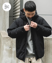 URBAN RESEARCH DOORS | ウールブレンドラミネートダウンパーカー(その他アウター)