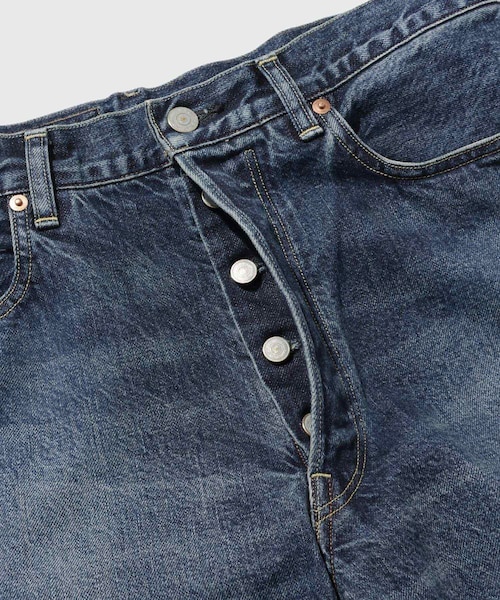 ADAM ET ROPE'(アダムエロペ)の「【blurhmsROOTSTOCK/ブラームスルーツストック】13.5oz Denim Pants Classic USED(デニムパンツ・メンズ・ブルー系・2/3/4)」の11枚目の写真