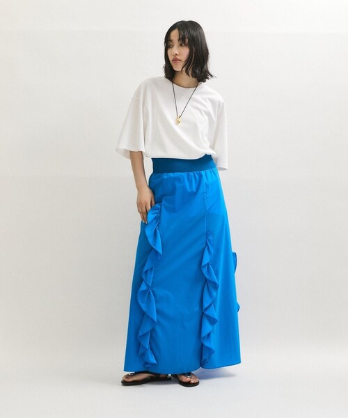 ADAM ET ROPE'（アダムエロペ）の「メタルモチーフサンダル（サンダル・レディース・ブラック/オフホワイト・23.0/23.5/24.0/24.5）」の12枚目の写真