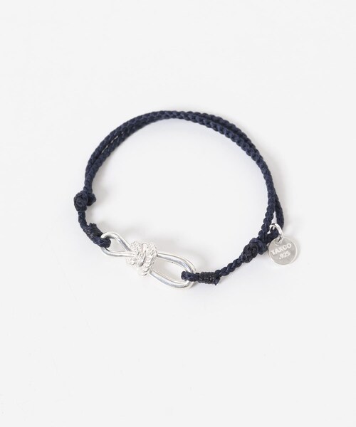 URBAN RESEARCH(アーバンリサーチ)の「XOLO ROPE LINK SILK BRACELET(ブレスレット・メンズ・BLK/GRY35/NVY/BGD・Free)」の11枚目の写真