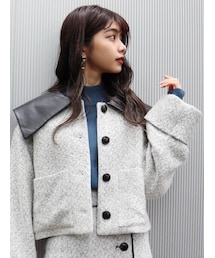 MURUA | BIGカラージャケット【セットアップ着用可能】(ブルゾン)