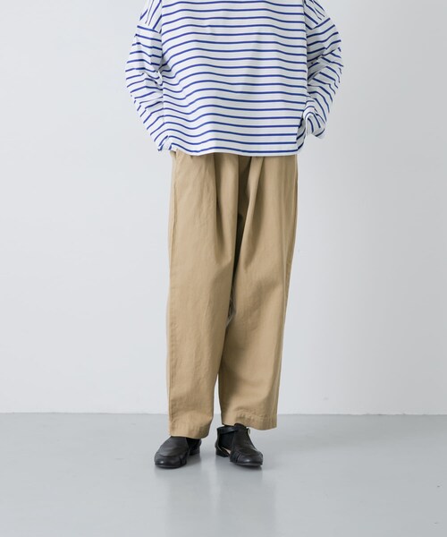 かぐれ（カグレ）の「ドリルルーズサルエルパンツ（その他パンツ・レディース・NATURAL/BEIGE・0/1）」の2枚目の写真