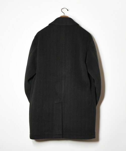 ADAM ET ROPE'（アダムエロペ）の「【cantate】Pile Mac Coat（ステンカラーコート・メンズ・グリーン・48）」の3枚目の写真