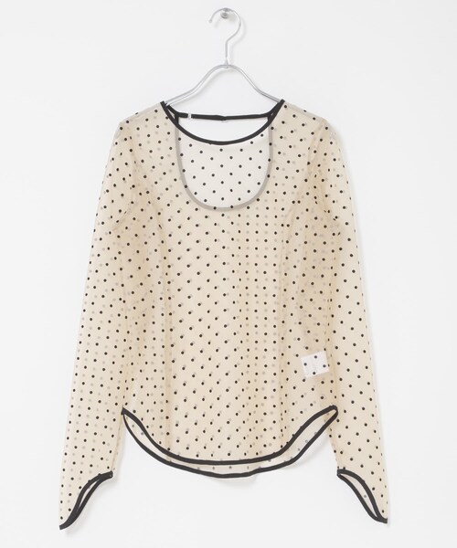 URBAN RESEARCH ROSSO（アーバンリサーチロッソ）の「ANDRESD　RIBBONS DRESS×SHEER TOPS（ワンピース・レディース・NAVY/BLACK・M）」の15枚目の写真