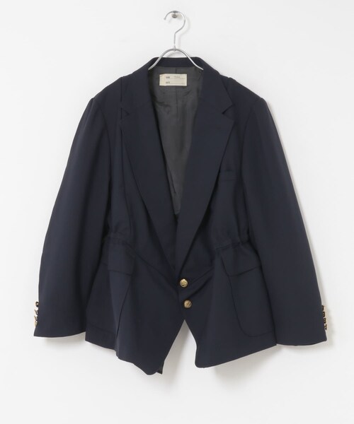 THE GOODLAND MARKET（ザグッドランドマーケット）の「77circa　make v shape navy blazer jacket（テーラードジャケット・レディース・navy1/navy2/navy3/navy4・one）」の12枚目の写真