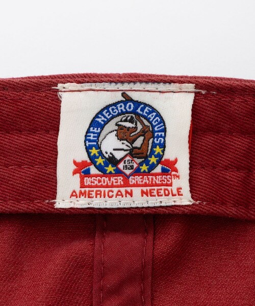 ADAM ET ROPE'(アダムエロペ)の「【AMERICAN NEEDLE】BASEBALL CAP(キャップ・レディース・ブラック/レッド・F)」の22枚目の写真