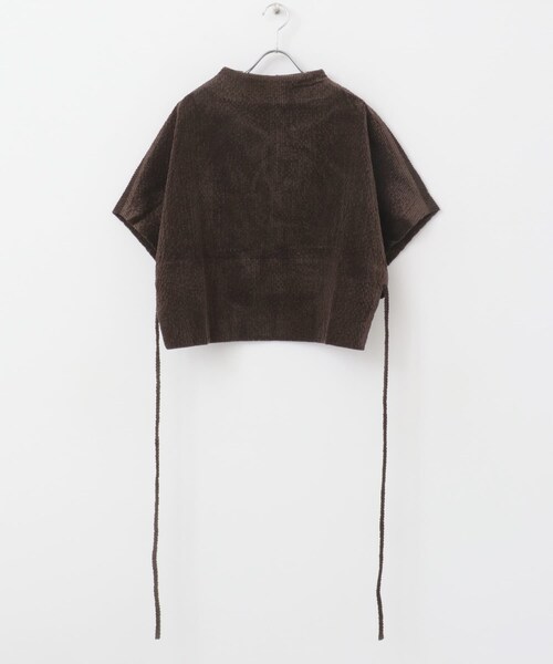 URBAN RESEARCH ROSSO（アーバンリサーチロッソ）の「le　CORDUROY TIE BLOUSE（シャツ/ブラウス・レディース・IVORY/BROWN・FREE）」の15枚目の写真
