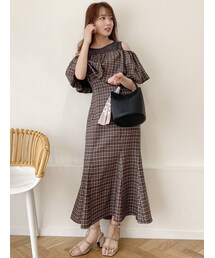 dazzlin | バルーンレイヤードマーメイドワンピース(ワンピース)