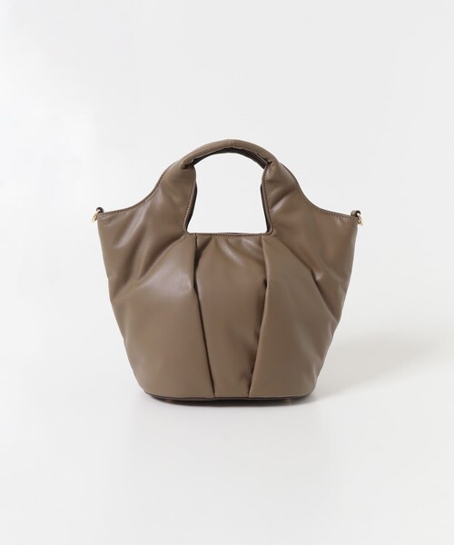 URBAN RESEARCH DOORS(アーバンリサーチドアーズ)の「パファーハンドルバッグ(ハンドバッグ・レディース・BLUE/BROWN・one)」の6枚目の写真