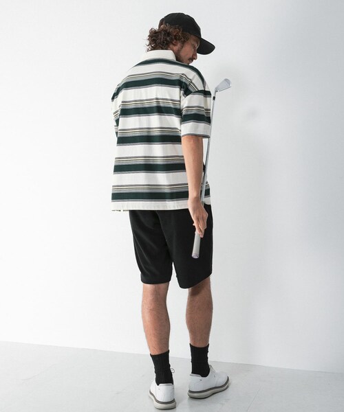 URBAN RESEARCH Sonny Label（アーバンリサーチサニーレーベル）の「OOPS　接触冷感ボーダーポロシャツ（ポロシャツ・メンズ・IVORY/NAVY・M/L/XL）」の18枚目の写真