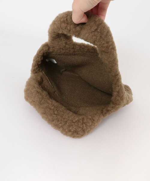 URBAN RESEARCH DOORS（アーバンリサーチドアーズ）の「『別注』Cold Breaker×DOORS　ボアバッグ（ハンドバッグ・レディース・BEIGE/CAMELLO・FREE）」の7枚目の写真