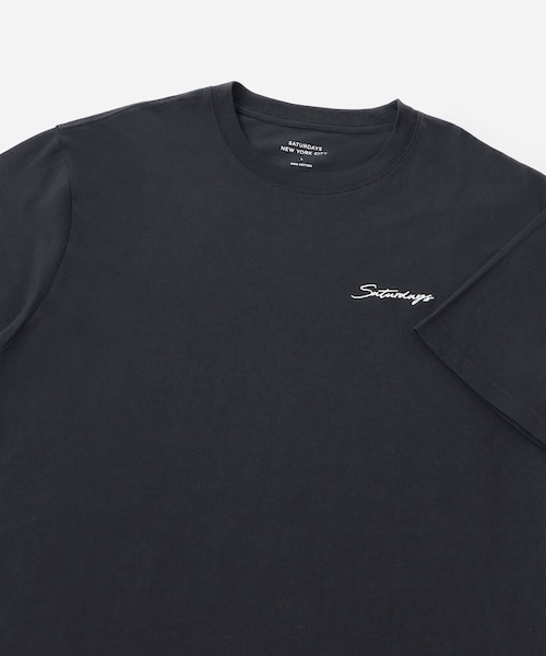 Saturdays NYC(サタデーズ ニューヨークシティ )の「Script Emb SS Tee(Tシャツ/カットソー・レディース・ネイビー・L/M/S/XL/XS/XXL)」の15枚目の写真
