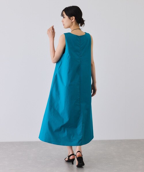 Jayro（ジャイロ）の「ノースリーブフレアワンピース（ワンピース・レディース・ブラック/グリーン/キミドリ/ネイビー/ピンク・F）」の15枚目の写真