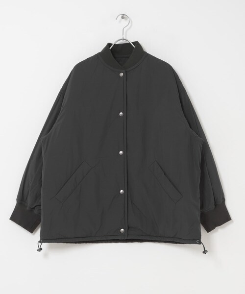 URBAN RESEARCH DOORS(アーバンリサーチドアーズ)の「FORK&SPOON SORONAリバーシブルブルゾン(ブルゾン・レディース・BLACK/BEIGE/KHAKI・1)」の6枚目の写真