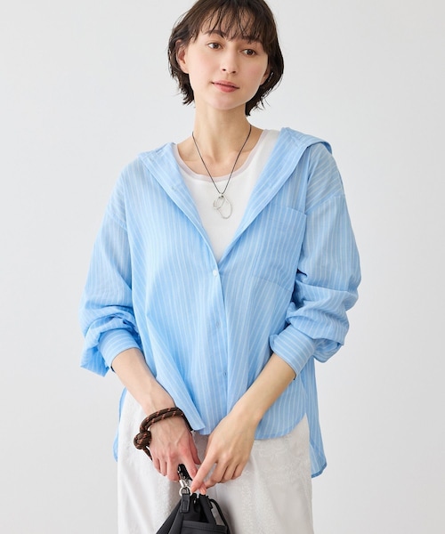 ROPE' PICNIC（ロペピクニック）の「シアードッキングリブタンクトップ（タンクトップ・レディース・ブラック/ホワイト/ブラウン・F）」の17枚目の写真