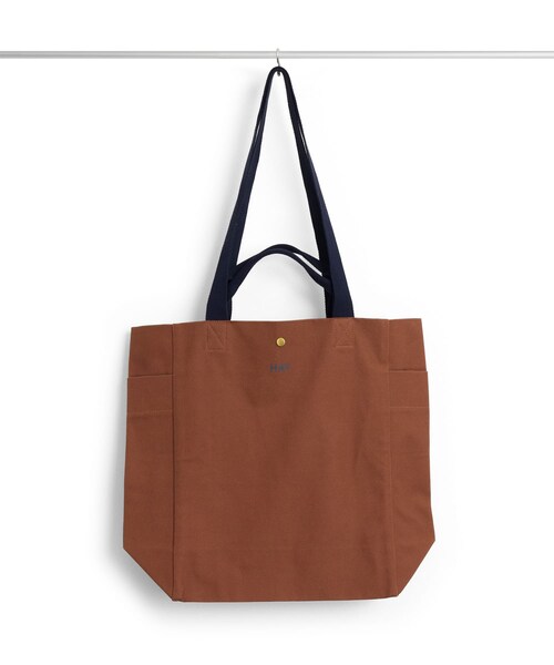SENSE OF PLACE by URBAN RESEARCH（センスオブプレイスバイアーバンリサーチ）の「HAY　Everyday Tote Bag（トートバッグ・メンズ・SoftYellow/GRAY/PURPLE/DarkGreen/E.Blue/BURGUNDY/MOCHA・One）」の2枚目の写真