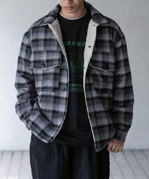 SENSE OF PLACE by URBAN RESEARCH | オンブレーチェックボアジャケット(テーラードジャケット)