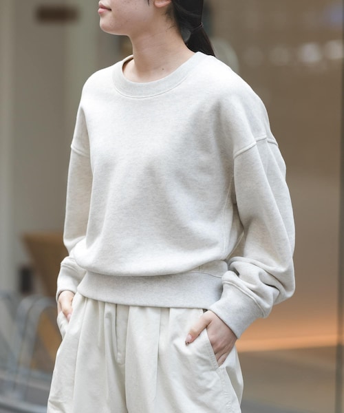 URBAN RESEARCH DOORS(アーバンリサーチドアーズ)の「FORK&SPOON コクーンスウェット(スウェット・レディース・NAVY/OATMEAL/PINK・1)」の1枚目の写真