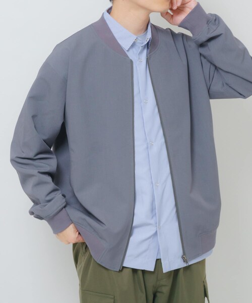 ITEMS URBANRESEARCH(アイテムズ アーバンリサーチ)の「TRストレッチ ジップアップブルゾン(ブルゾン・メンズ・BLK/GRY/BEG・M/L)」の21枚目の写真
