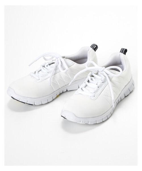 nissen（ニッセン）の「超軽量スポーティースニーカー（ワイズ３Ｅ）（スニーカー・メンズ・ネイビー×イエロー/グレー杢×ピンク/グレー杢×ホワイト/黒×ミントグリーン/黒×黒/白×白(白底)/サックス×ホワイト/黒(マットスムース)×白底/ホワイト(マットスムース)/ダスティピンク(マットスムース)/グレー(マットスムース)/黒×黒(黒底)/杢グレー×パープル(白底)/黒(マットスムース)・S=22.0~22.5cm/M=23.0~23.5cm/L=24.0~24.5cm/LL=25.0~25.5cm）」の15枚目の写真