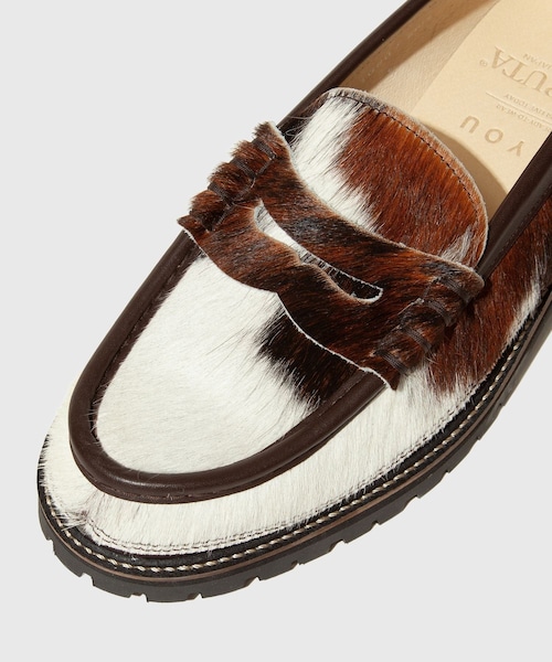 ADAM ET ROPE'(アダムエロペ)の「【KYOU/キョウ】SKOOL Type.4 Natural Hair Calf Leather Loafers by HARUTA(ローファー・メンズ・キャメル・25.0/25.5/26.0/26.5/27.0)」の11枚目の写真