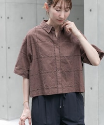 ITEMS URBANRESEARCH | ブロックレースシャツ(シャツ/ブラウス)