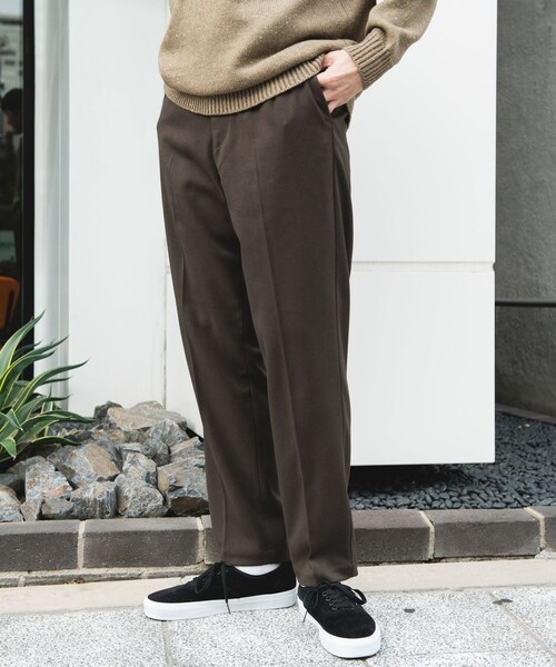 URBAN RESEARCH DOORS（アーバンリサーチドアーズ）の「ウールライクテーパードトラウザー（その他パンツ・メンズ・GREIGE/BROWN/BLACK・S/M/L）」の20枚目の写真