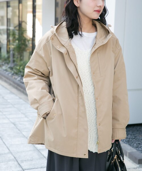 ITEMS URBANRESEARCH（アイテムズ アーバンリサーチ）の「キルトライナー付きマウンテンパーカー（その他アウター・レディース・KHK/BLK/BEG・FREE）」の20枚目の写真