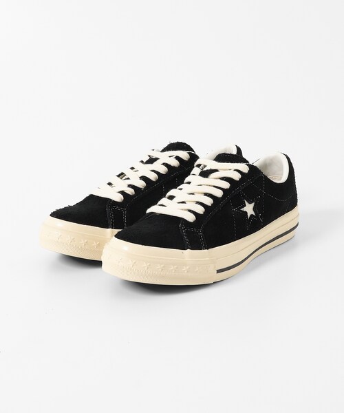 SENSE OF PLACE by URBAN RESEARCH(センスオブプレイスバイアーバンリサーチ)の「CONVERSE ONE STAR AGED SUEDE AG(スニーカー・メンズ・BLACK/BURGUNDY・26/27/28)」の3枚目の写真