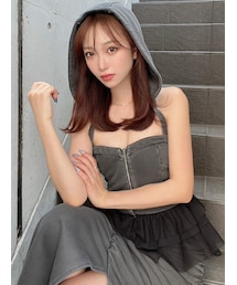 RESEXXY | フーディベアトップス【セットアップ着用可能】(キャミソール)