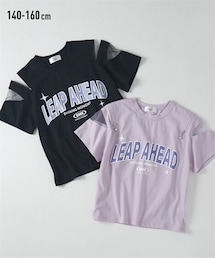 nissen | 肩ジップデザインTシャツ（女の子）(Tシャツ/カットソー)