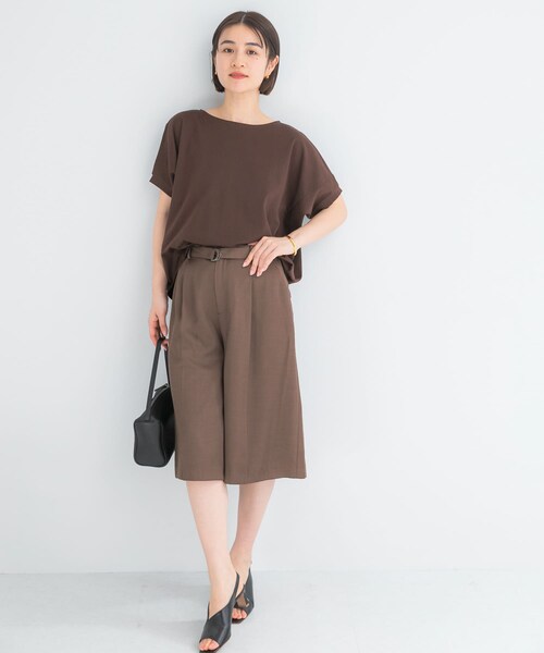 URBAN RESEARCH ROSSO（アーバンリサーチロッソ）の「『WEB/一部店舗限定』UVカットドルマンスリーブプルオーバー（Tシャツ/カットソー・レディース・IVORY/D/BLUE/CAMEL/BROWN・Free）」の15枚目の写真