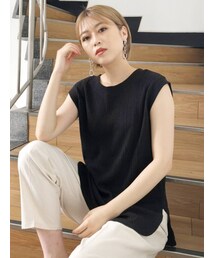 MURUA | 麻混ナチュラルタンク(Tシャツ/カットソー)