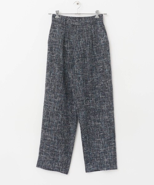 URBAN RESEARCH ROSSO（アーバンリサーチロッソ）の「F by ROSSO　ツイードビスチェ+ワイドパンツ（セットアップ・レディース・BLUE/BLACK・36/38）」の13枚目の写真