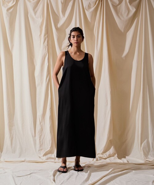 Saturdays NYC（サタデーズ ニューヨークシティ ）の「Jess Satin Tank Onepiece Dress（ワンピース・レディース・ブラック/ブラウン・L/M/S）」の21枚目の写真