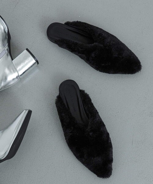 SENSE OF PLACE by URBAN RESEARCH（センスオブプレイスバイアーバンリサーチ）の「ポインテッドファーミュール（その他シューズ・レディース・BLACK/CAMEL・S/M/L）」の9枚目の写真