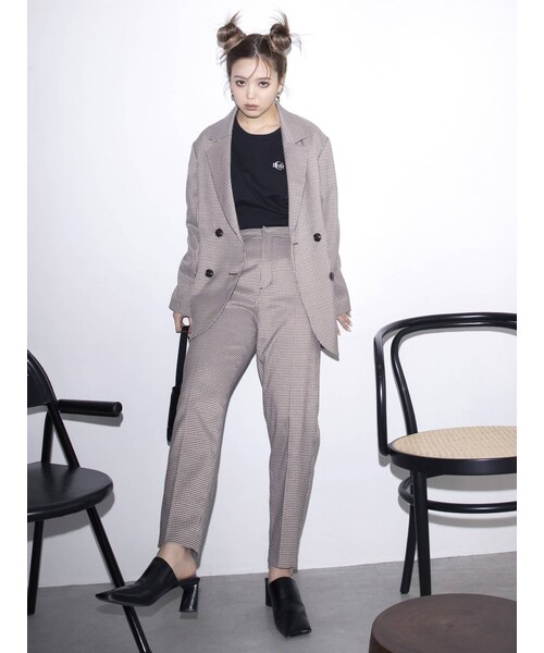 テーパードパンツ【セットアップ着用可能】