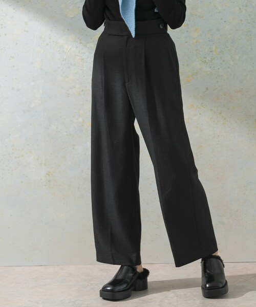 URBAN RESEARCH ROSSO（アーバンリサーチロッソ）の「ハイウエストツイードワイドパンツ（その他パンツ・レディース・BLACK/BEIGE/MINT・36/38）」の8枚目の写真
