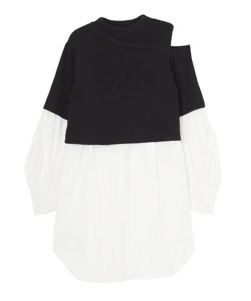 ELENDEEK（エレンディーク）の「LONG SHIRT LAYER KT（ニット/セーター 