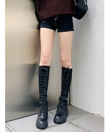 GYDA | ワンウォッシュH/Wデニムショーパン(デニムパンツ)