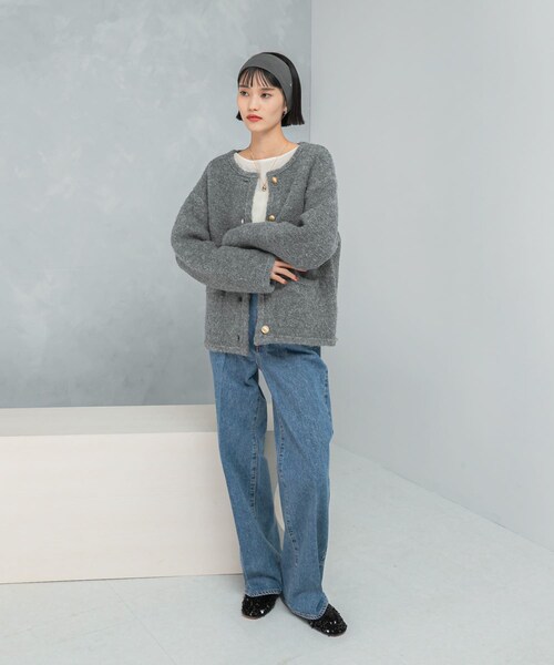 URBAN RESEARCH ROSSO（アーバンリサーチロッソ）の「NEEDBY heritage　LEAH PANTS（デニムパンツ・レディース・SHONANMDBL/SHONANDKGY・24/25/26/27/28）」の20枚目の写真