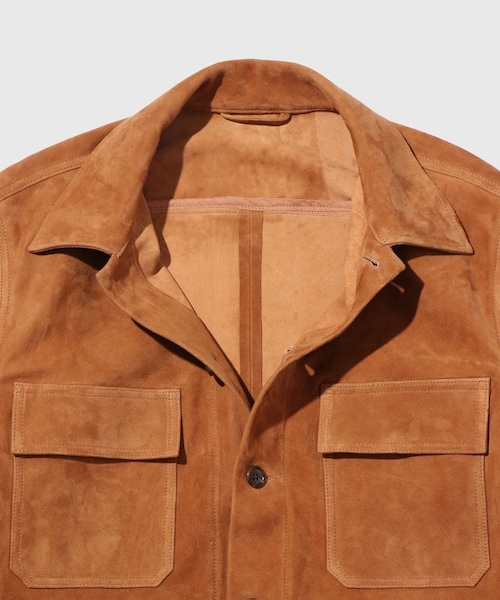 ADAM ET ROPE'(アダムエロペ)の「SUEDE BLOUSON(ブルゾン・メンズ・キャメル・L/M/S)」の10枚目の写真