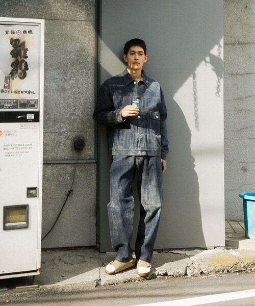 URBAN RESEARCH（アーバンリサーチ）の「『別注』SEVEN BY SEVEN×URBAN RESEARCH　1ST TYPE LEATHER JACKET（テーラードジャケット・メンズ・BLACK/NAVY・M/L）」の17枚目の写真