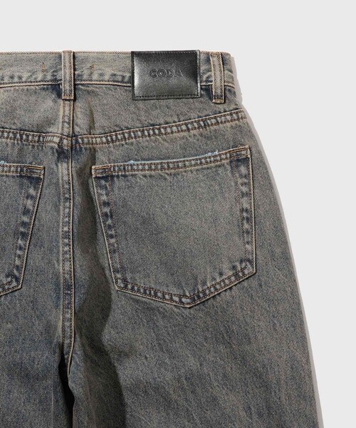 ADAM ET ROPE'（アダムエロペ）の「【CODA/コーダ】ACID WASHED DISTRESSED EXTENDED CUT FLARED JEANS（デニムパンツ・メンズ・ブルー系・0/1/2）」の8枚目の写真