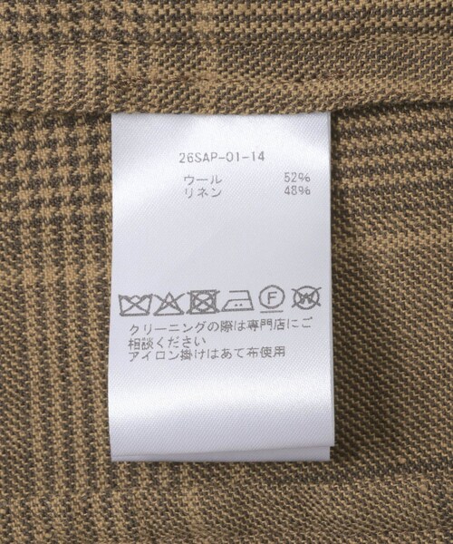 URBAN RESEARCH(アーバンリサーチ)の「A PRESSE Washed Wool Linen Jacket(テーラードジャケット・メンズ・BEIGE・2/3)」の10枚目の写真