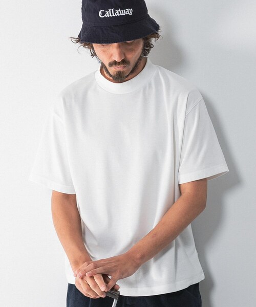 URBAN RESEARCH Sonny Label（アーバンリサーチサニーレーベル）の「OOPS×RYUAMBE　コラボモックネックTシャツ（Tシャツ/カットソー・メンズ・OFF/GREEN/DARK NAVY・M/L/XL）」の8枚目の写真