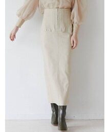 LAGUNAMOON | ウエストステッチデザインタイトスカート(スカート)
