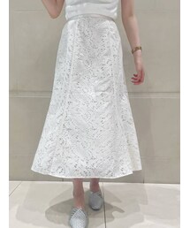 MERCURYDUO | レースオパールフレアスカート(スカート)